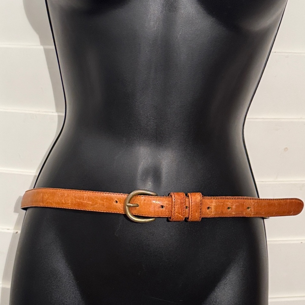 AMERICAN APPAREL GENUINE LEATHER BELT SZ: S
